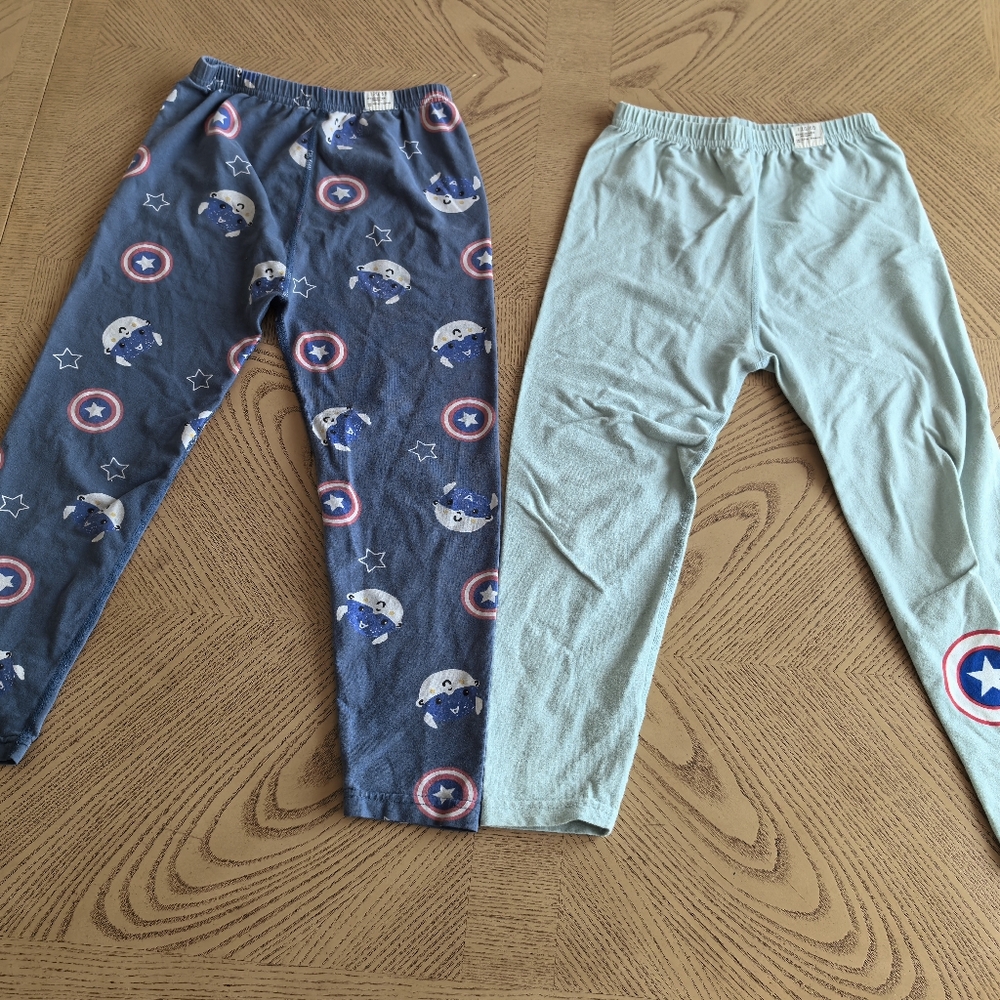 Kids' Captain America Themed Marvel Baby toddler long johns base layer pajamas